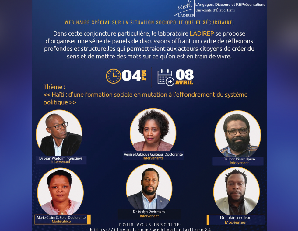 Quand LADIREP parle de la situation sociopolitique et sécuritaire d’Haïti
